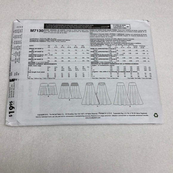 Sewing Patterns for Skirts - Picture 3 of 4